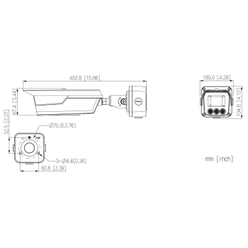 KAMERA IP ANPR ITC831-RW4F - 8 Mpx 8 ... 32 mm - MOTOZOOM DAHUA