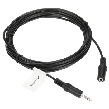 PRZEWÓD J-W3.5/J-G3.5/3MB Jack TRS 3.5 mm WTYK / Jack TRS 3.5 mm GNIAZDO 3 m Lanberg