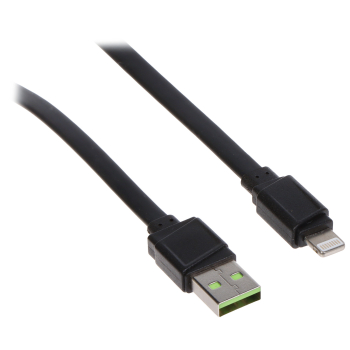 PRZEWÓD KABGC02 USB-A/LIGHTNING GCmatte 0.25 m Green Cell