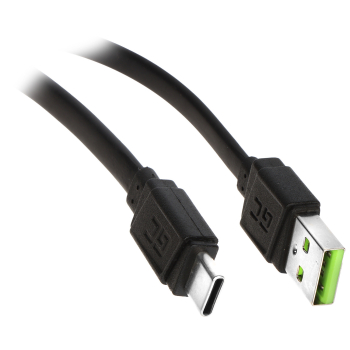 PRZEWÓD KABGC03 USB-A/USB-C GCmatte 0.25 m Green Cell