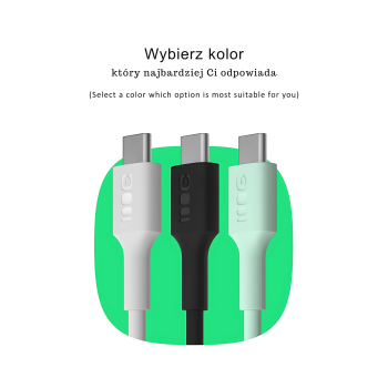 PRZEWÓD KABGC100PF200MG USB-C/USB-C POWERFLEX 2.0 m Green Cell