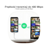 PRZEWÓD KABGC100PS120MG USB-C/USB-C PowerStream 1.2 m Green Cell