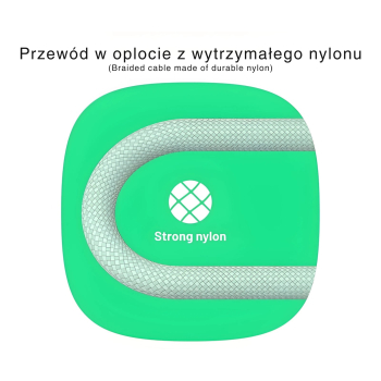 PRZEWÓD KABGC100PS200PB USB-C/USB-C PowerStream 2.0 m Green Cell