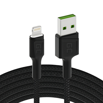 PRZEWÓD KABGC12 USB-A/LIGHTNING Ray 2.0 m Green Cell