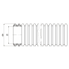 RURA KARBOWANA KF-09050/25M arot 25 m Ø 50 mm KOPOS