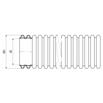 RURA KARBOWANA KF-09050/25M arot 25 m Ø 50 mm KOPOS