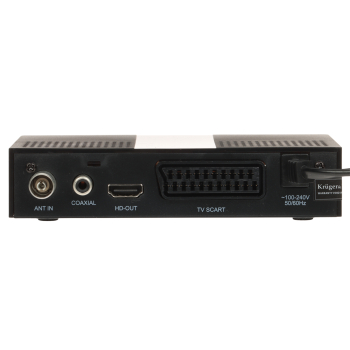 TUNER CYFROWY DVB-T/DVB-T2 KM0550D H.265/HEVC Krüger&Matz