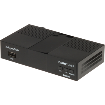 TUNER CYFROWY DVB-T/DVB-T2 KM0550D H.265/HEVC Krüger&Matz