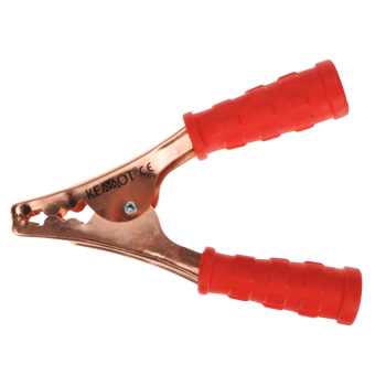 ZACISK KROKODYLOWY KRO-400/R CZERWONY KEMOT