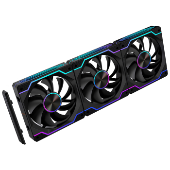 ZESTAW WENTYLATORÓW LC-DPRO-120-CD-BLACK 1600 RPM ARGB LOVINGCOOL