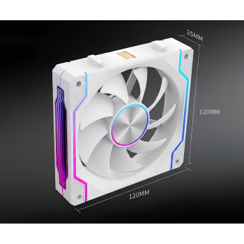 ZESTAW WENTYLATORÓW LC-DPRO-120-CD-WHITE 1600 RPM ARGB LOVINGCOOL