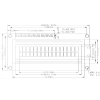 WYŚWIETLACZ LCD 2X16 ZNAKÓW LCD-AC-1602E-YIY/G-E6 ZIELONY JUSTPI