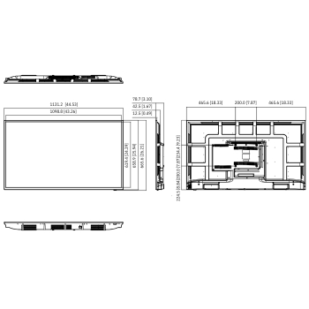 MONITOR HDMI, USB, AUDIO LDH55-LAI400L 55 