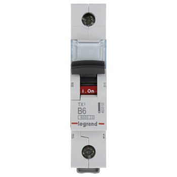 WYŁĄCZNIK NADPRĄDOWY LE-403353 JEDNOFAZOWY 6 A TYP B LEGRAND