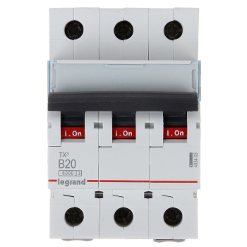 WYŁĄCZNIK NADPRĄDOWY LE-403403 TRÓJFAZOWY 20 A TYP B LEGRAND