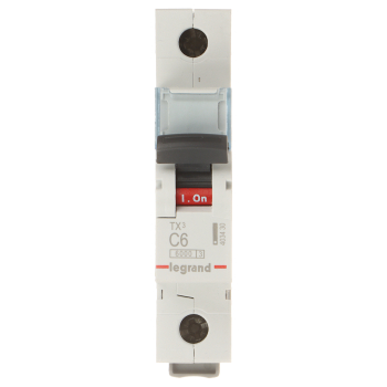 WYŁĄCZNIK NADPRĄDOWY LE-403430 JEDNOFAZOWY 6 A TYP C LEGRAND