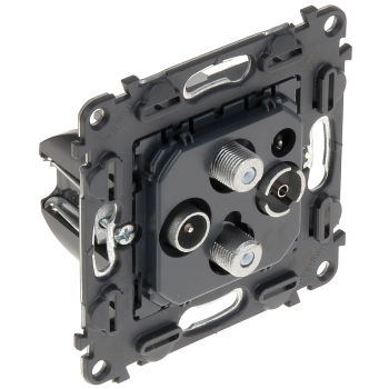 GNIAZDO KOŃCOWE LE-753056 R-TV + 2xSAT Valena Life LEGRAND