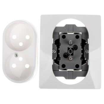 GNIAZDO PODWÓJNE LE-764541 Niloe 230 V 16 A LEGRAND