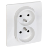 GNIAZDO PODWÓJNE LE-764541 Niloe 230 V 16 A LEGRAND