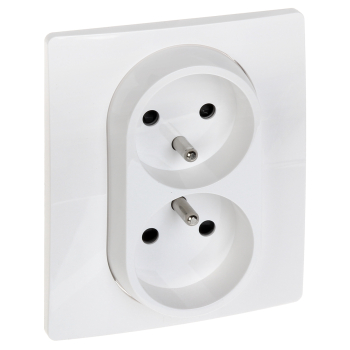GNIAZDO PODWÓJNE LE-764541 Niloe 230 V 16 A LEGRAND