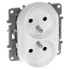 GNIAZDO PODWÓJNE LE-764542 Niloe 230 V 16 A LEGRAND