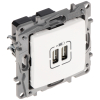 GNIAZDO ŁADOWANIA LE-764594 Niloe 2 PORTY USB 2.4A/5V LEGRAND