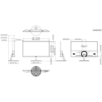 MONITOR VGA, HDMI LM22-A200Y 21.45 