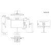 MONITOR VGA, HDMI, DP LM22-B201A 21.45 