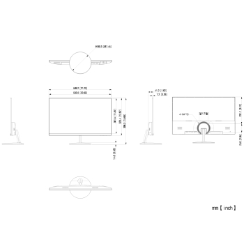 MONITOR HDMI, DP, AUDIO LM24-B221S 23.8 