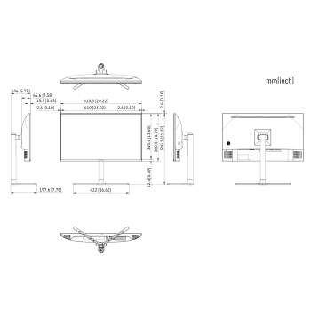 MONITOR VGA, HDMI, DP LM27-B201A 27 
