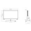 MONITOR HDMI, DP, AUDIO LM27-E230C 27 