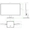 MONITOR VGA, HDMI LM27-L200 27 