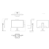 MONITOR HDMI, DP, USB-C, AUDIO, LM27-U401A 27 