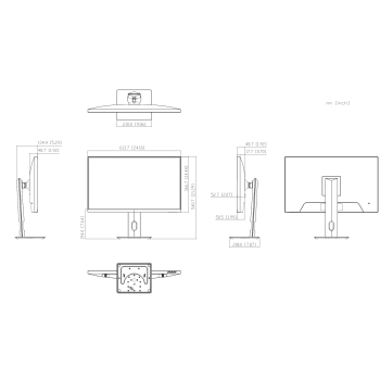 MONITOR HDMI, DP, USB-C, AUDIO, LM27-U401A 27 