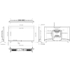 MONITOR VGA, HDMI, AUDIO LM43-F400 43 