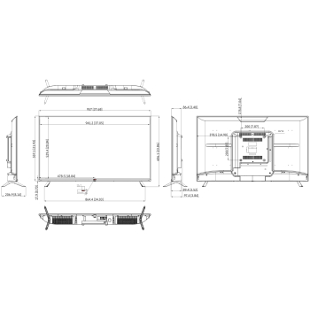 MONITOR VGA, HDMI, AUDIO LM43-F400 43 