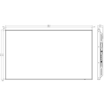 MONITOR HDMI, DP, VGA, AUDIO, USB, RJ45 LM49-S400 49 