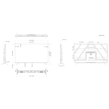 MONITOR VGA, HDMI, AUDIO LM55-F400N 55 