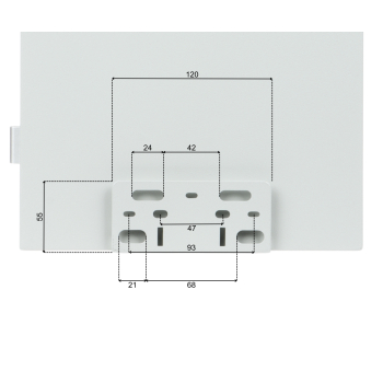 OBUDOWA HERMETYCZNA LN-BOX-DIN-IP65 424 x 285 x 205 mm LANON