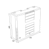 SWITCH POE LN-SGF822-120W-O 8-PORTOWY + SFP IP65 LANON