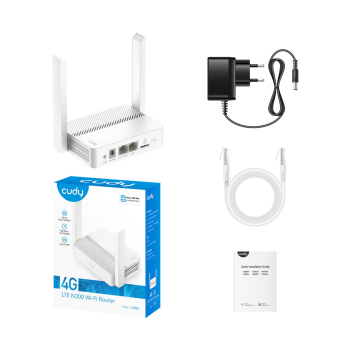 ROUTER 4G LTE LT300 2.4 GHz, 300 Mb/s CUDY