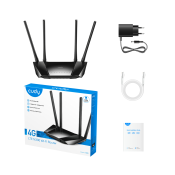 PUNKT DOSTĘPOWY 4G LTE +ROUTER LT400 2.4 GHz, 5 GHz, 300 Mb/s CUDY