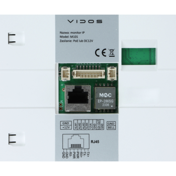 PANEL WEWNĘTRZNY M101 Vidos IPX