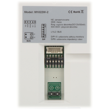 PANEL WEWNĘTRZNY M1022W-2 VIDOS