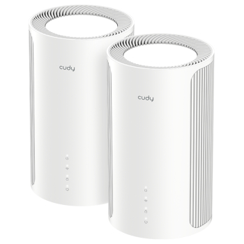 DOMOWY SYSTEM WI-FI MESH M11000(2-PACK) Wi-Fi 7 2.4 GHz, 5 GHz, 6 GHz 688 Mb/s + 4324 Mb/s + 5765 Mb/s CUDY