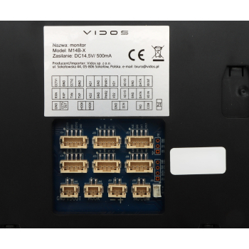 PANEL WEWNĘTRZNY M14B-X VIDOS