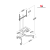 MOBILNY UCHWYT MONITORA MC-739 MACLEAN