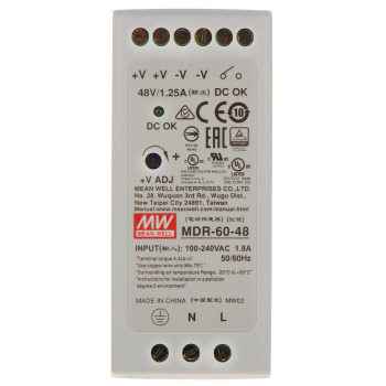 ZASILACZ IMPULSOWY MDR-60-48 MEAN WELL