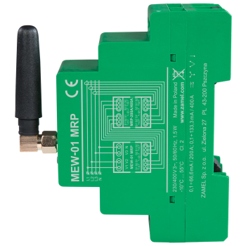 MONITOR ENERGII ELEKTRYCZNEJ MEW-01/MRP TRÓJFAZOWY ZAMEL