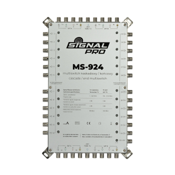MULTISWITCH PRZELOTOWY   MS-924 9 WEJŚĆ / 24 WYJŚCIA Pro SIGNAL